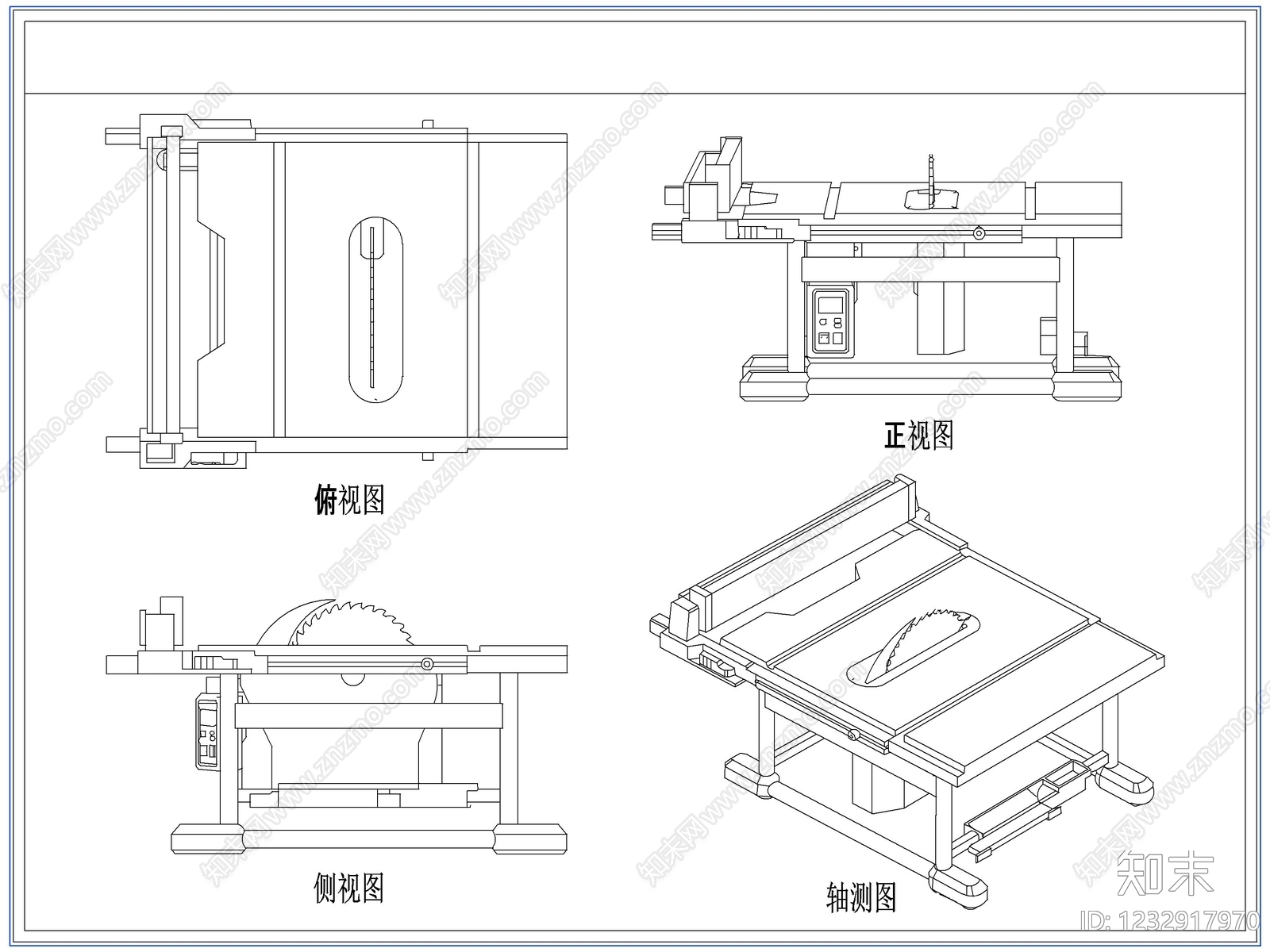 综合器材设备图库cad施工图下载【ID:1232917970】
