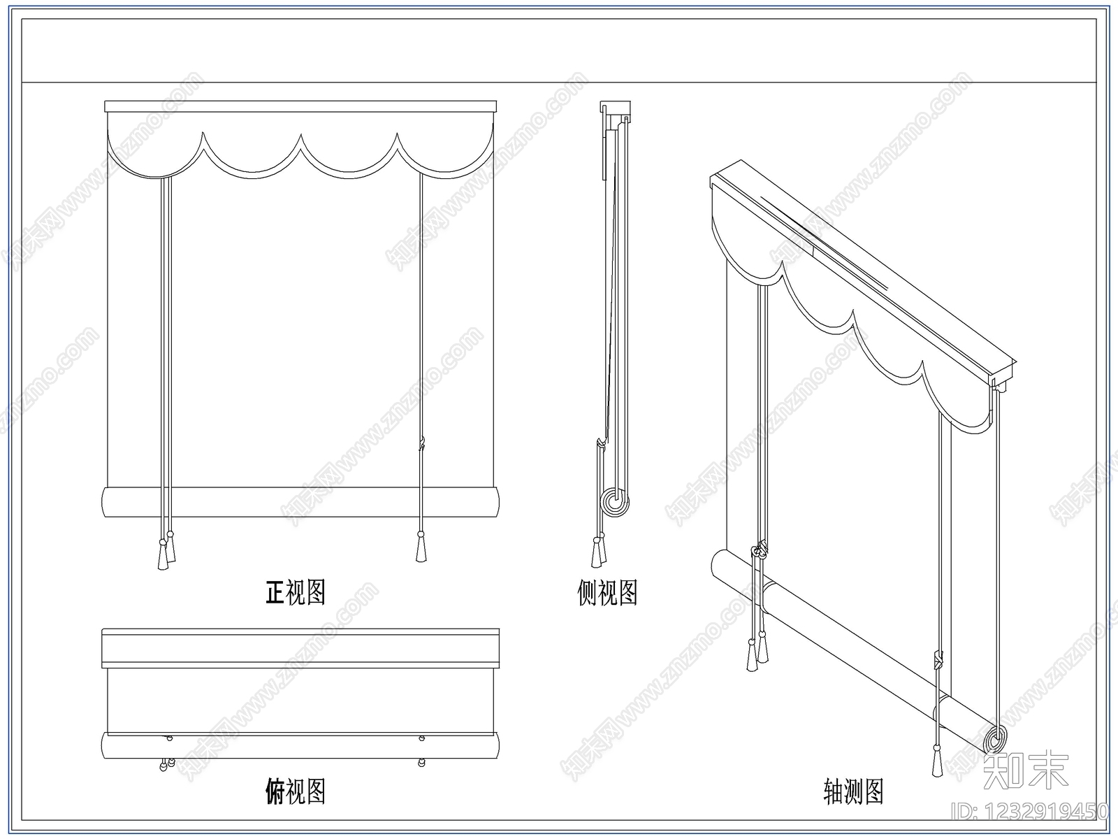 综合软装摆件图库cad施工图下载【ID:1232919450】