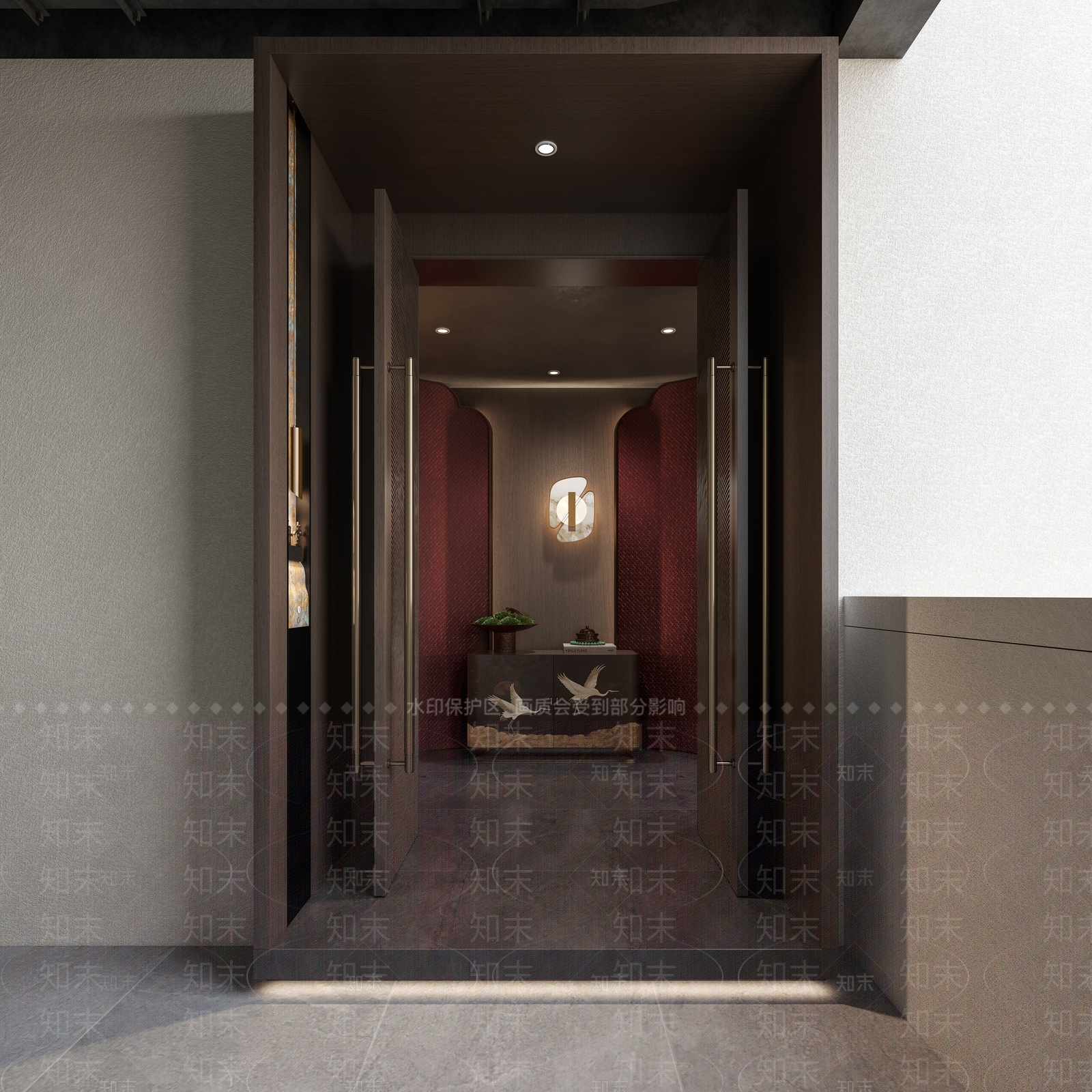 新中式其他通用空间3D模型下载【ID:1232919870】
