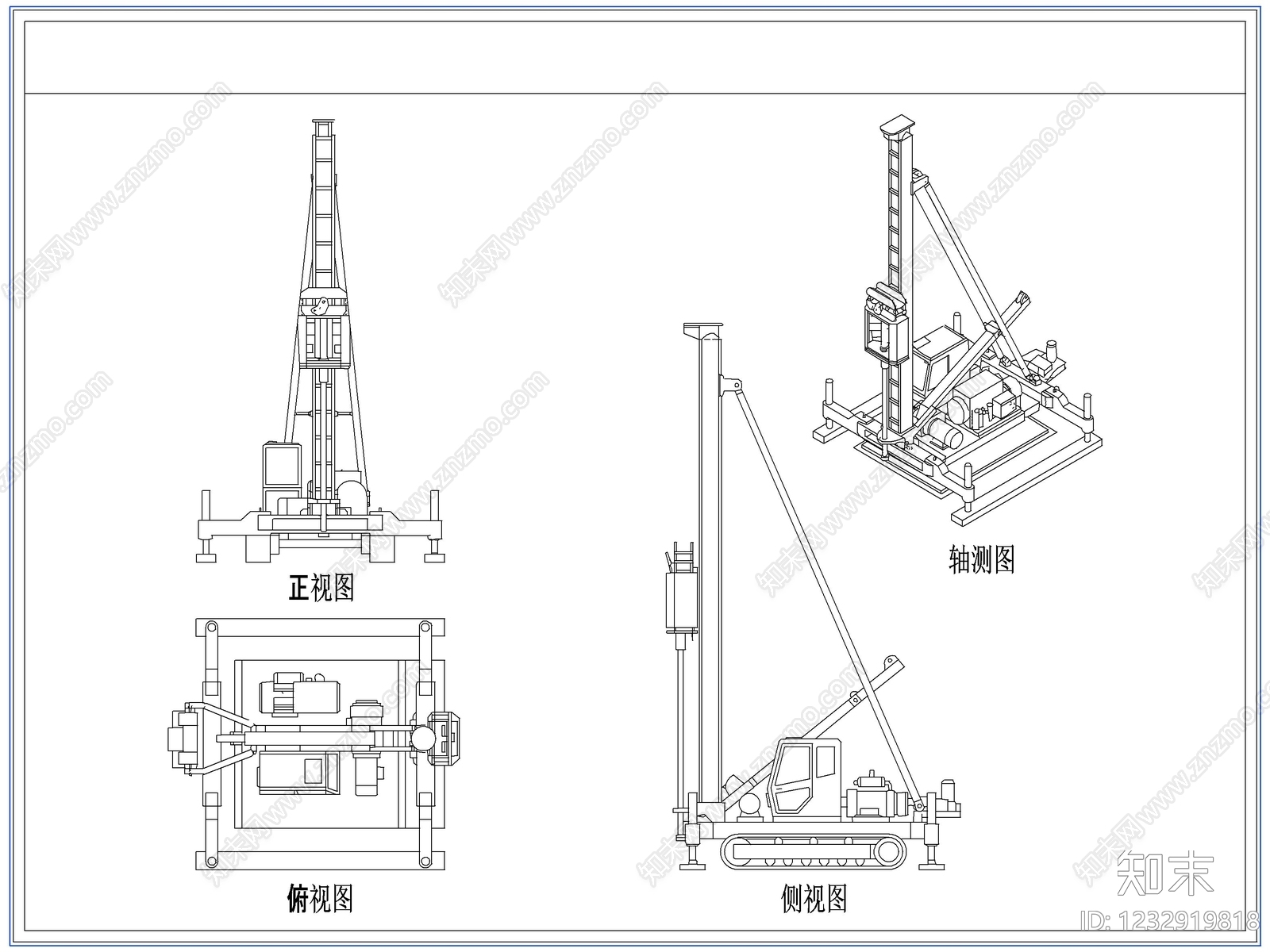 综合器材设备图库cad施工图下载【ID:1232919818】
