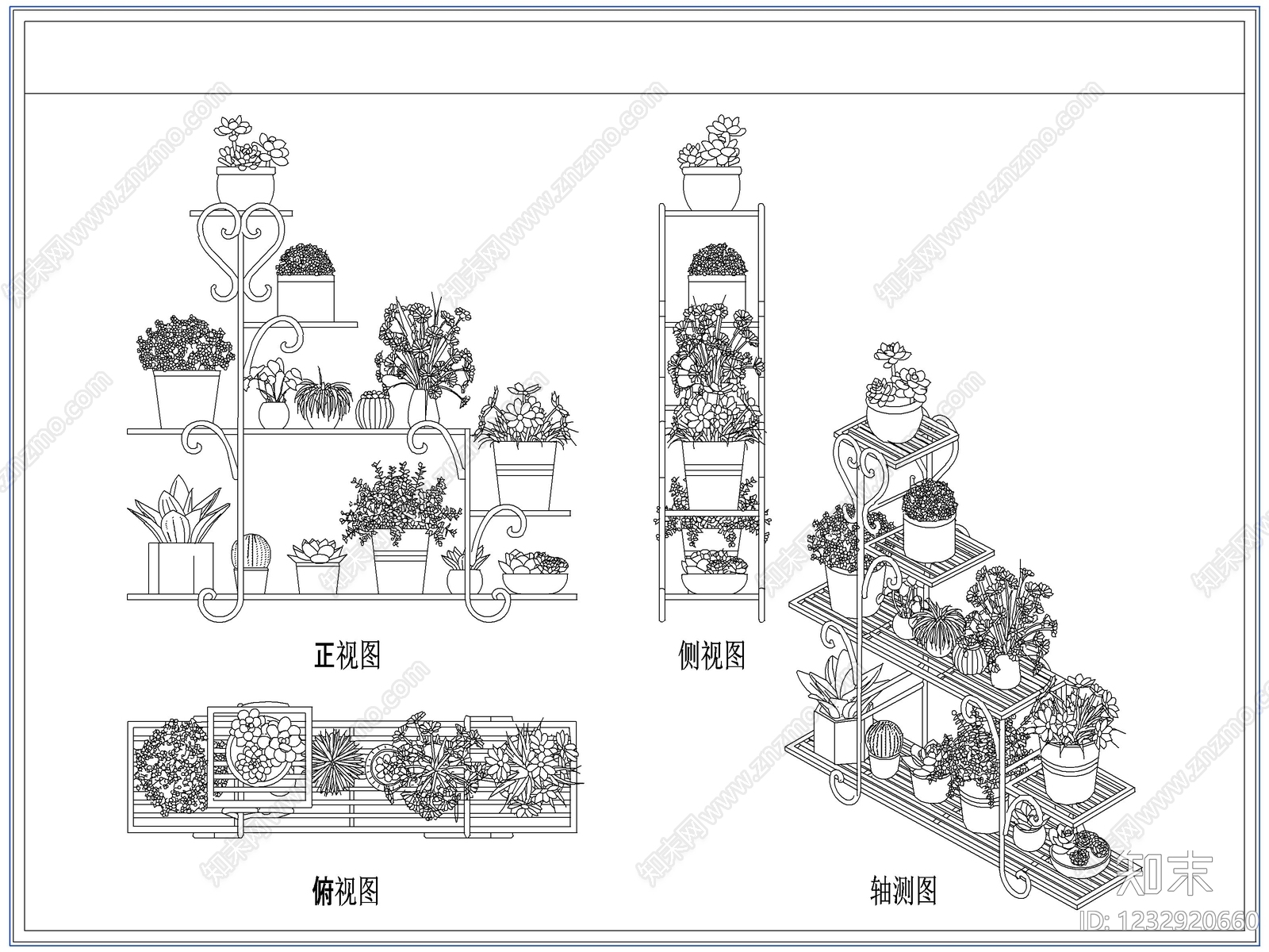 综合软装摆件图库CAD图纸