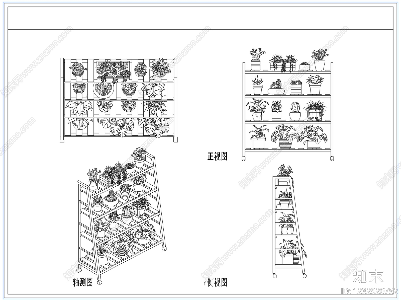 综合软装摆件图库CAD图纸