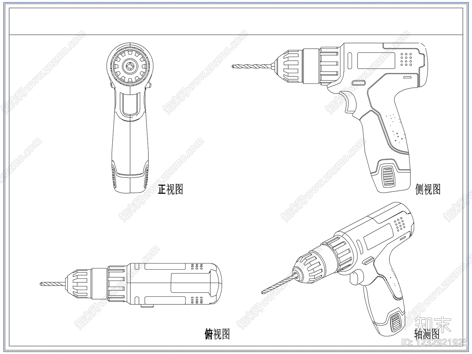 综合器材设备图库cad施工图下载【ID:1232921925】