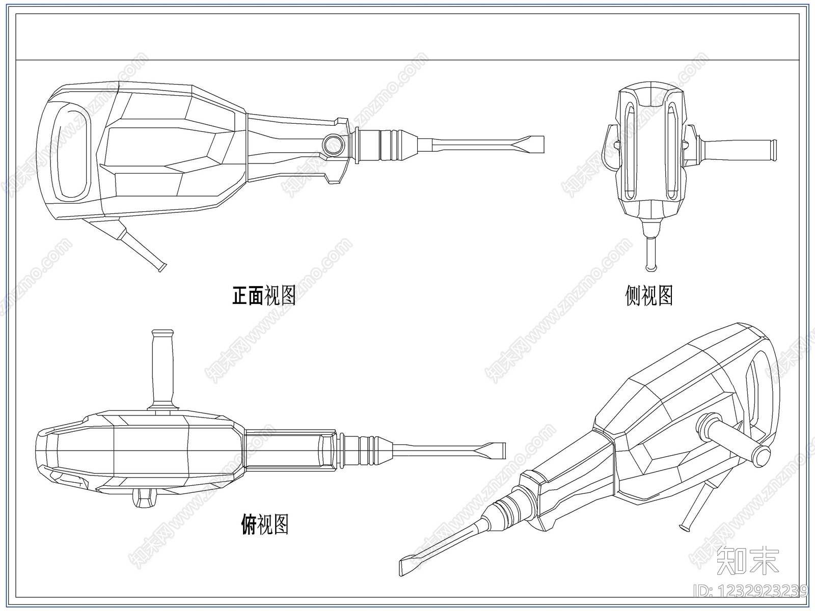 综合器材设备图库cad施工图下载【ID:1232923239】