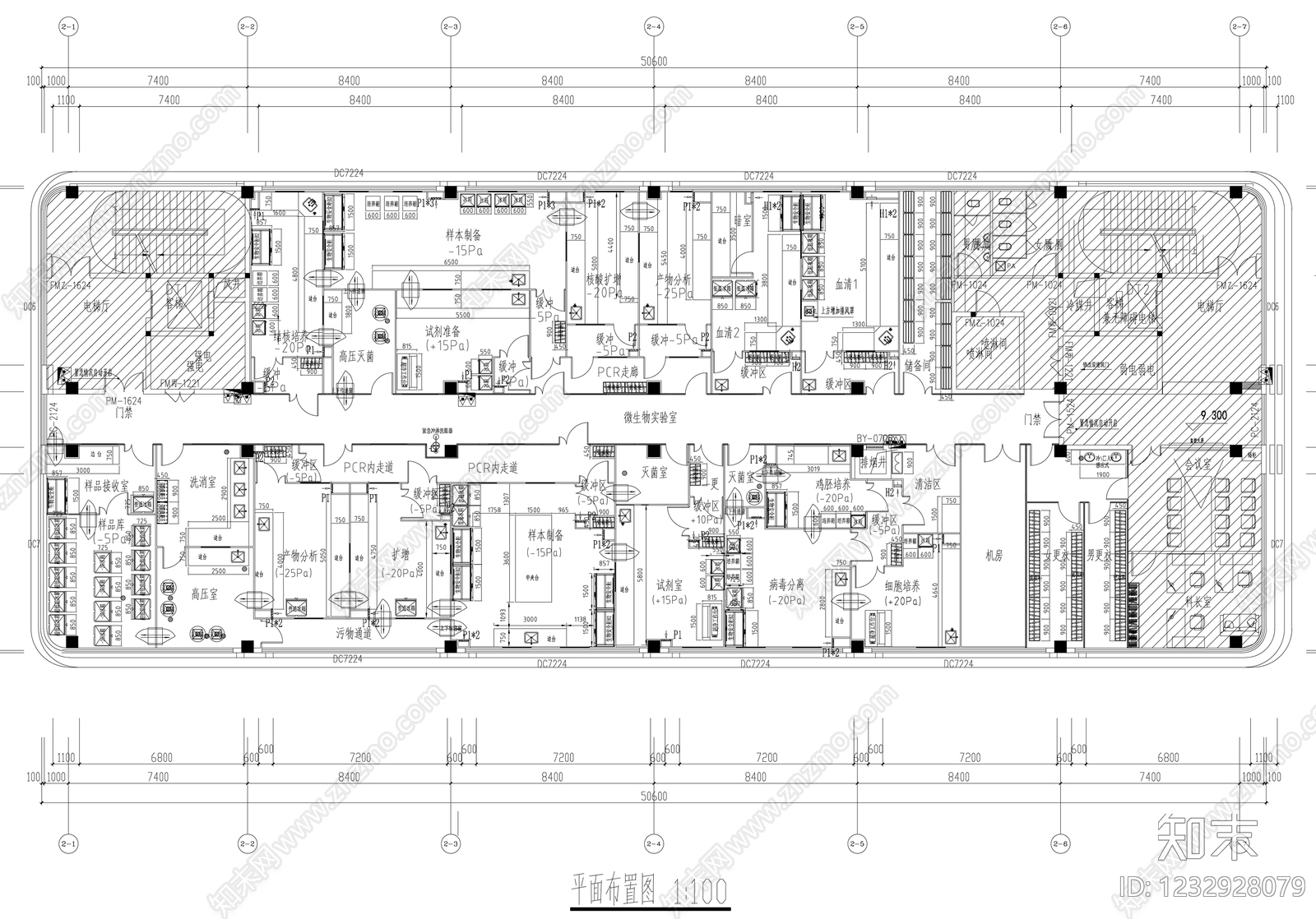 实验室cad施工图下载【ID:1232928079】