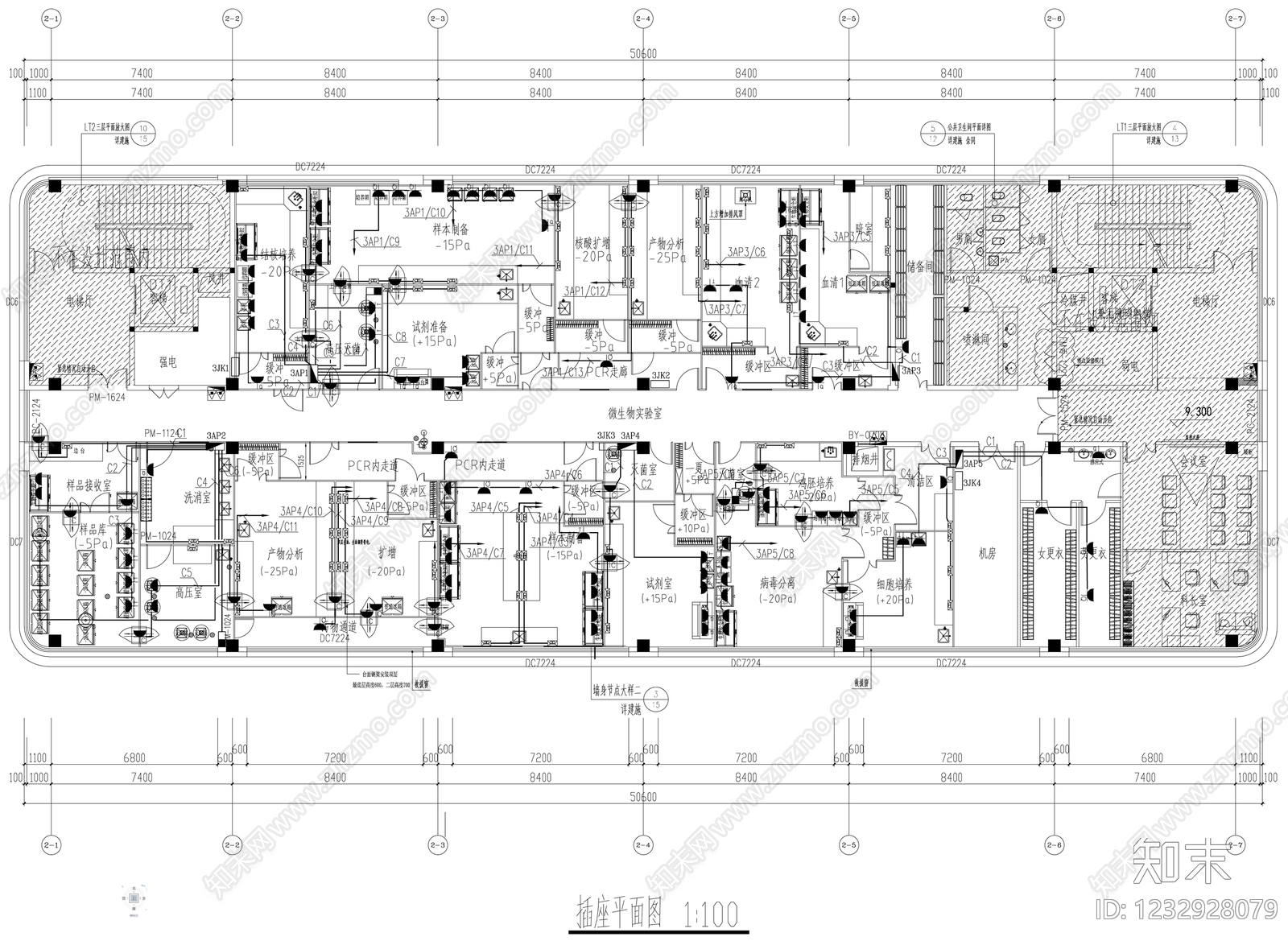 实验室cad施工图下载【ID:1232928079】