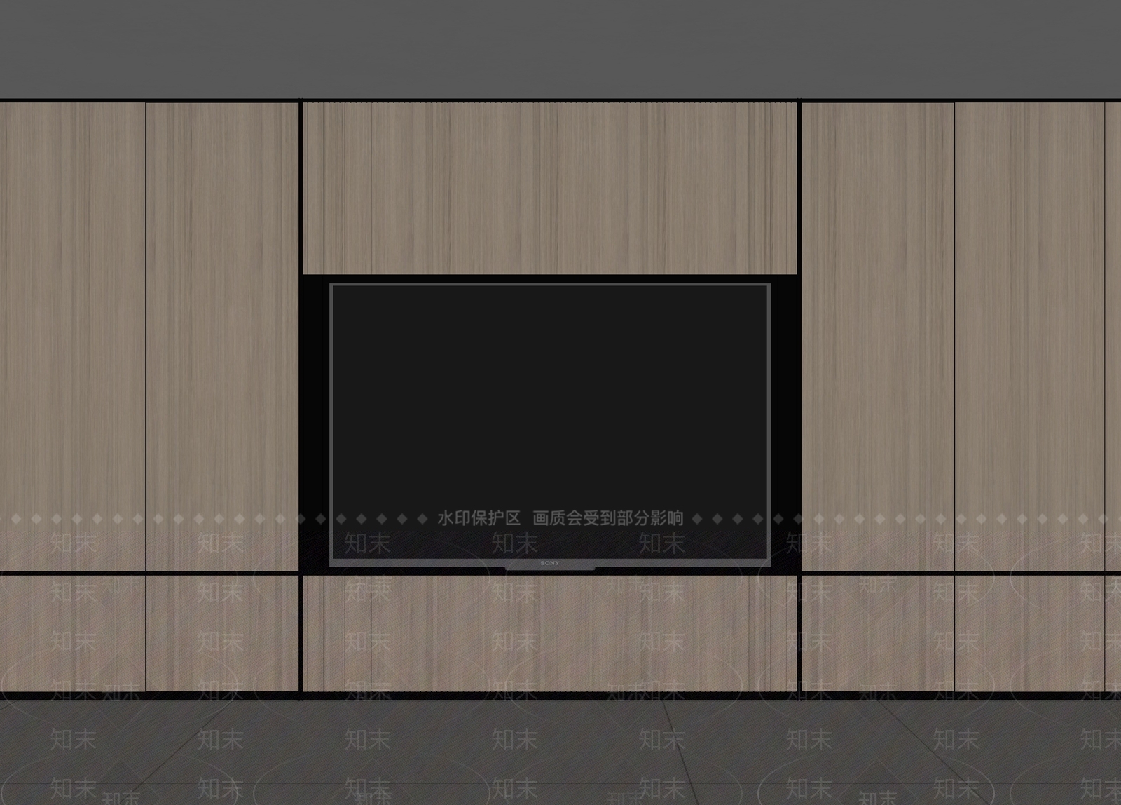 意式极简背景墙SU模型下载【ID:1232933873】