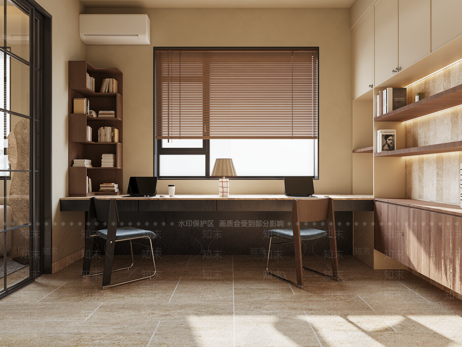 中古风书房3D模型下载【ID:1232934111】