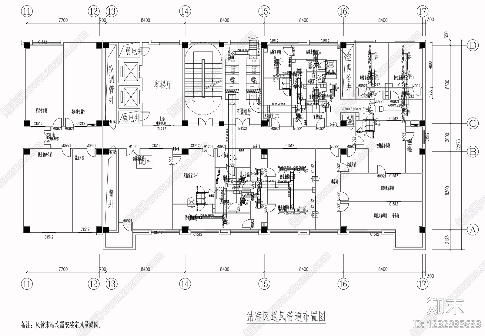 实验室cad施工图下载【ID:1232935633】
