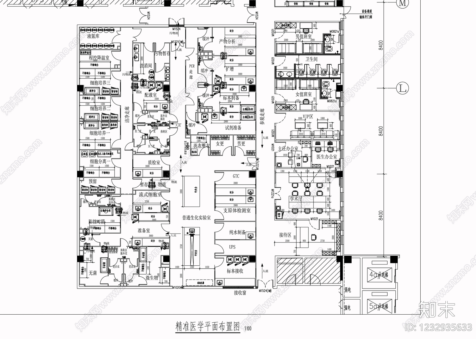 实验室cad施工图下载【ID:1232935633】