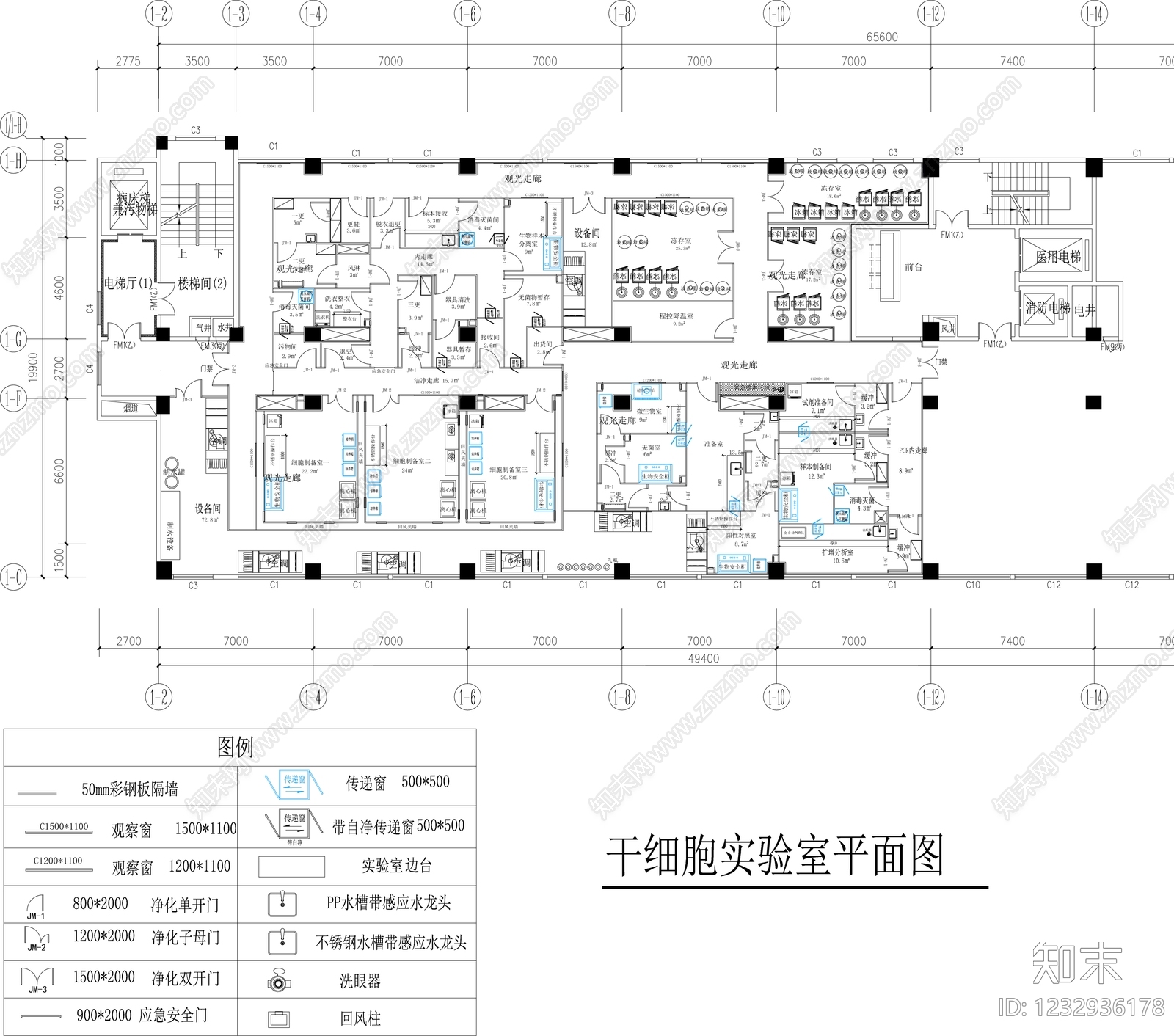 实验室cad施工图下载【ID:1232936178】