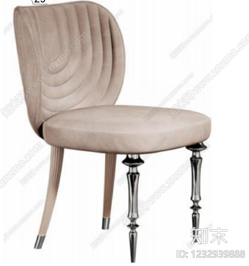 椅子cad施工图下载【ID:1232939888】