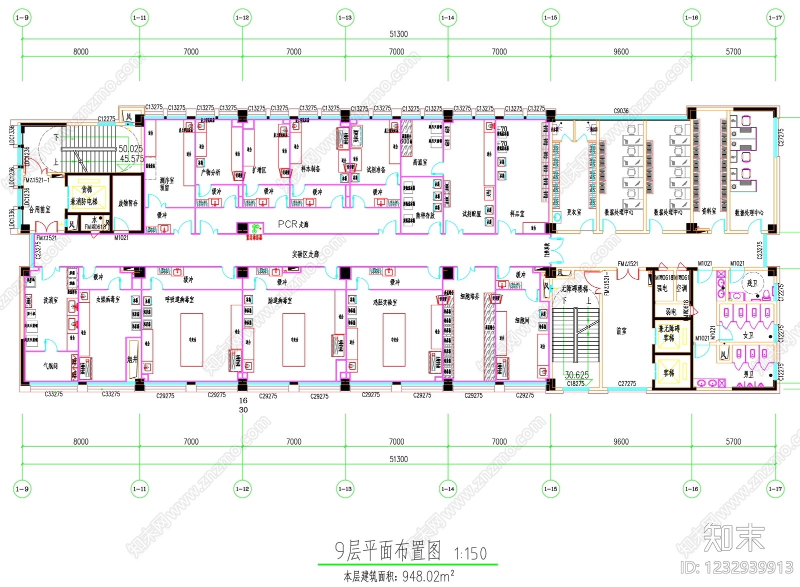 实验室cad施工图下载【ID:1232939913】