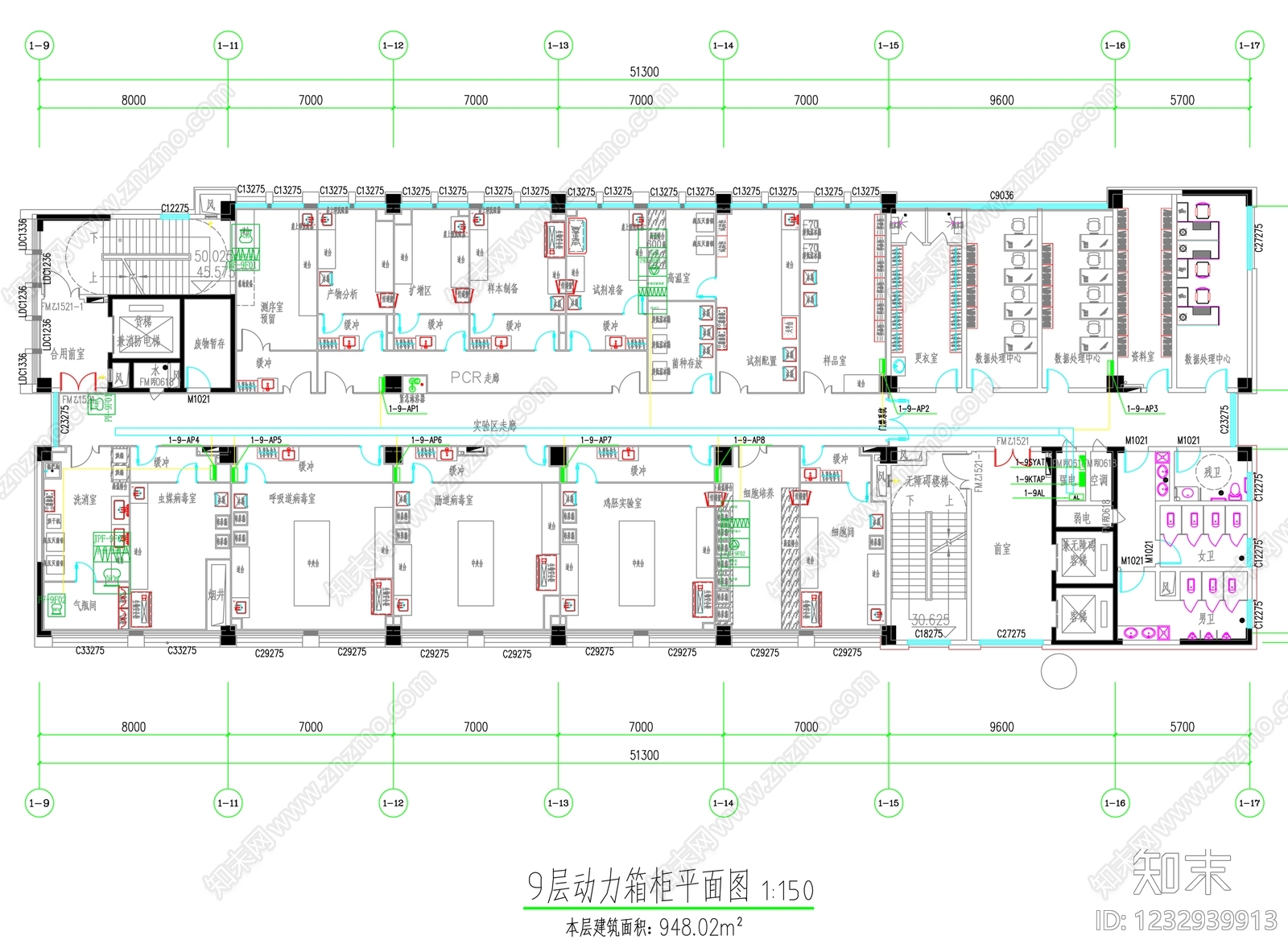 实验室cad施工图下载【ID:1232939913】
