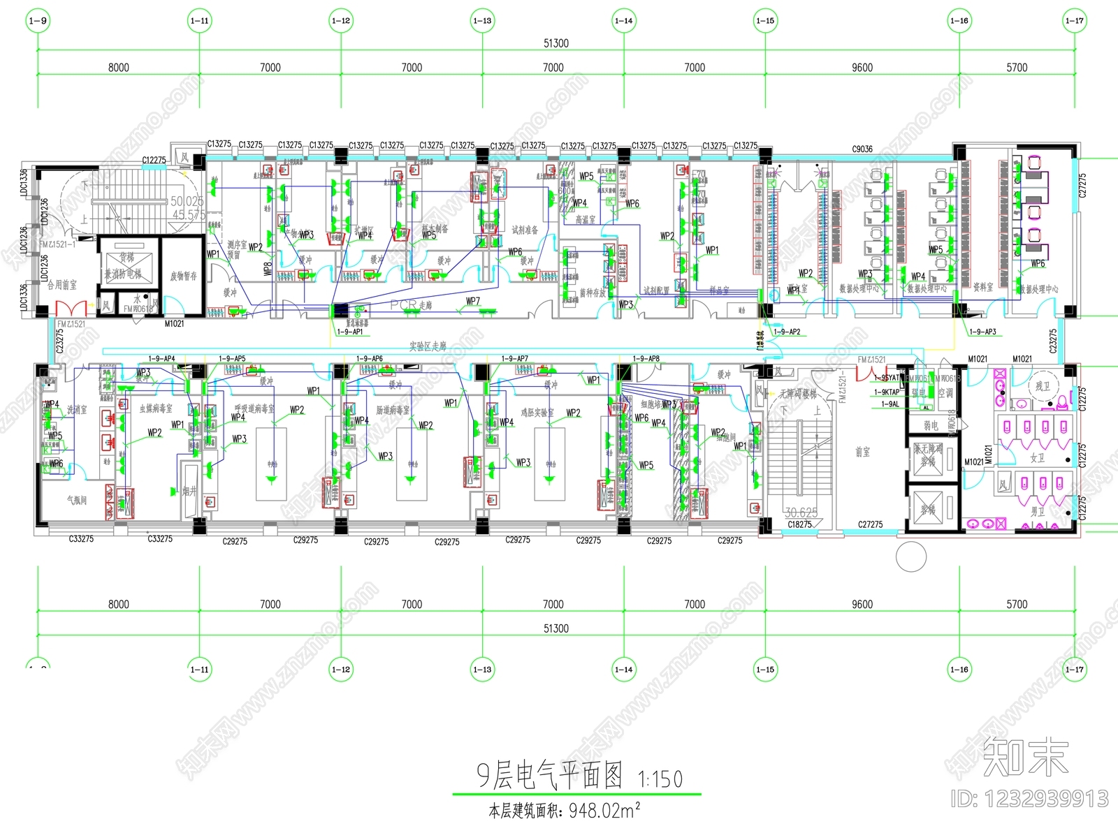 实验室cad施工图下载【ID:1232939913】