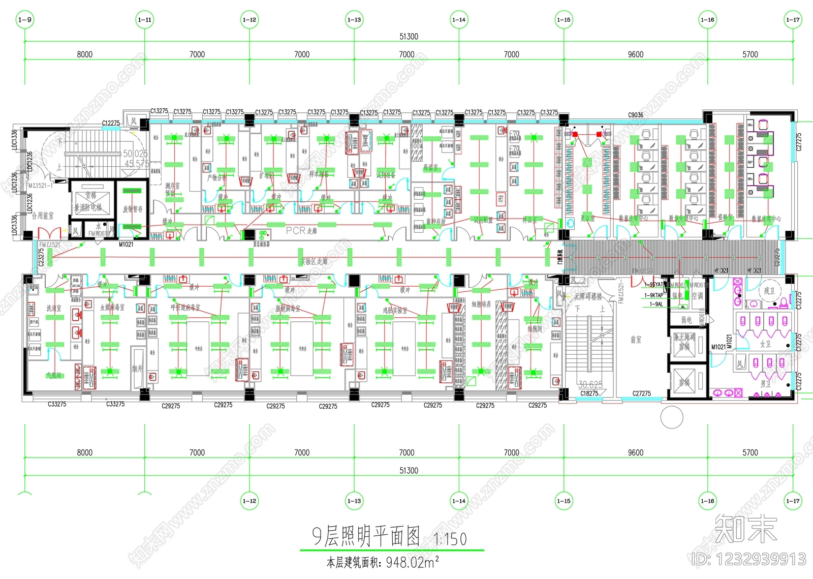 实验室cad施工图下载【ID:1232939913】