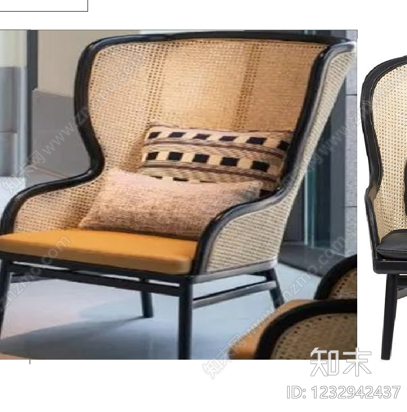 椅子cad施工图下载【ID:1232942437】