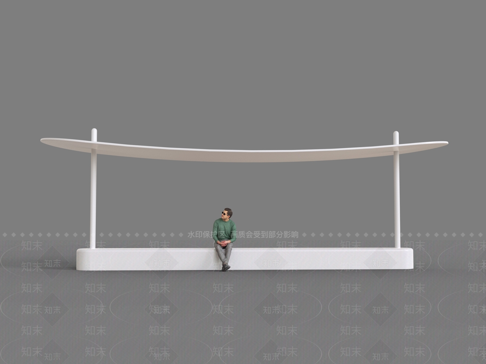 极简户外椅3D模型下载【ID:1232946112】