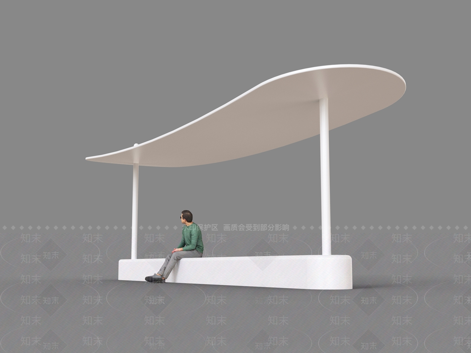 极简户外椅3D模型下载【ID:1232946112】