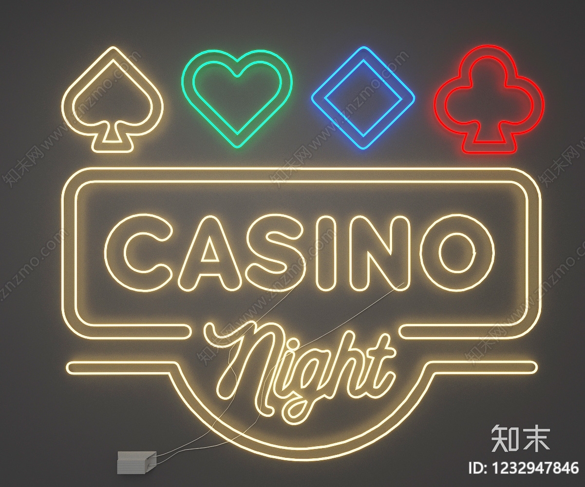 赛博朋克风艺术装置SU模型下载【ID:1232947846】