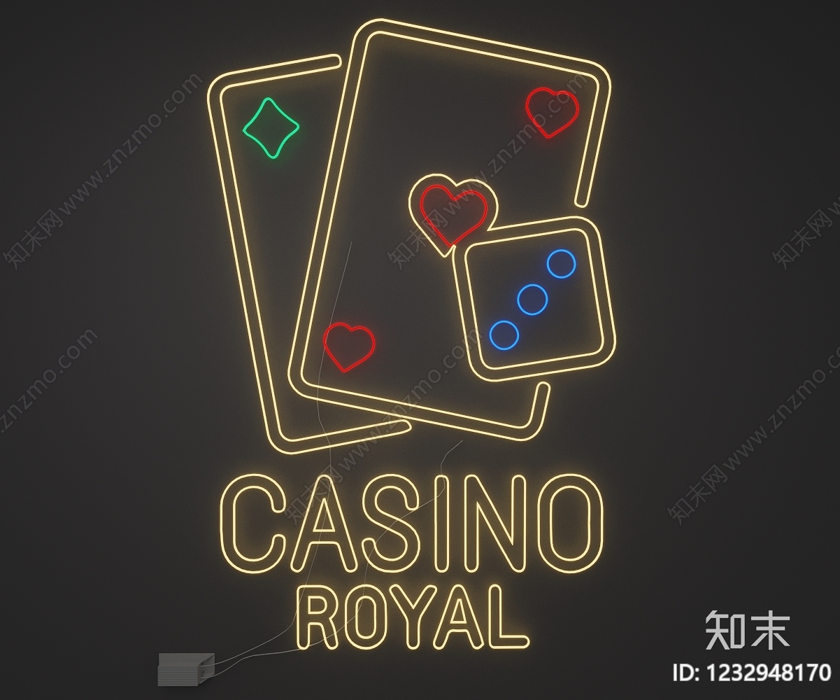 赛博朋克风艺术装置SU模型下载【ID:1232948170】