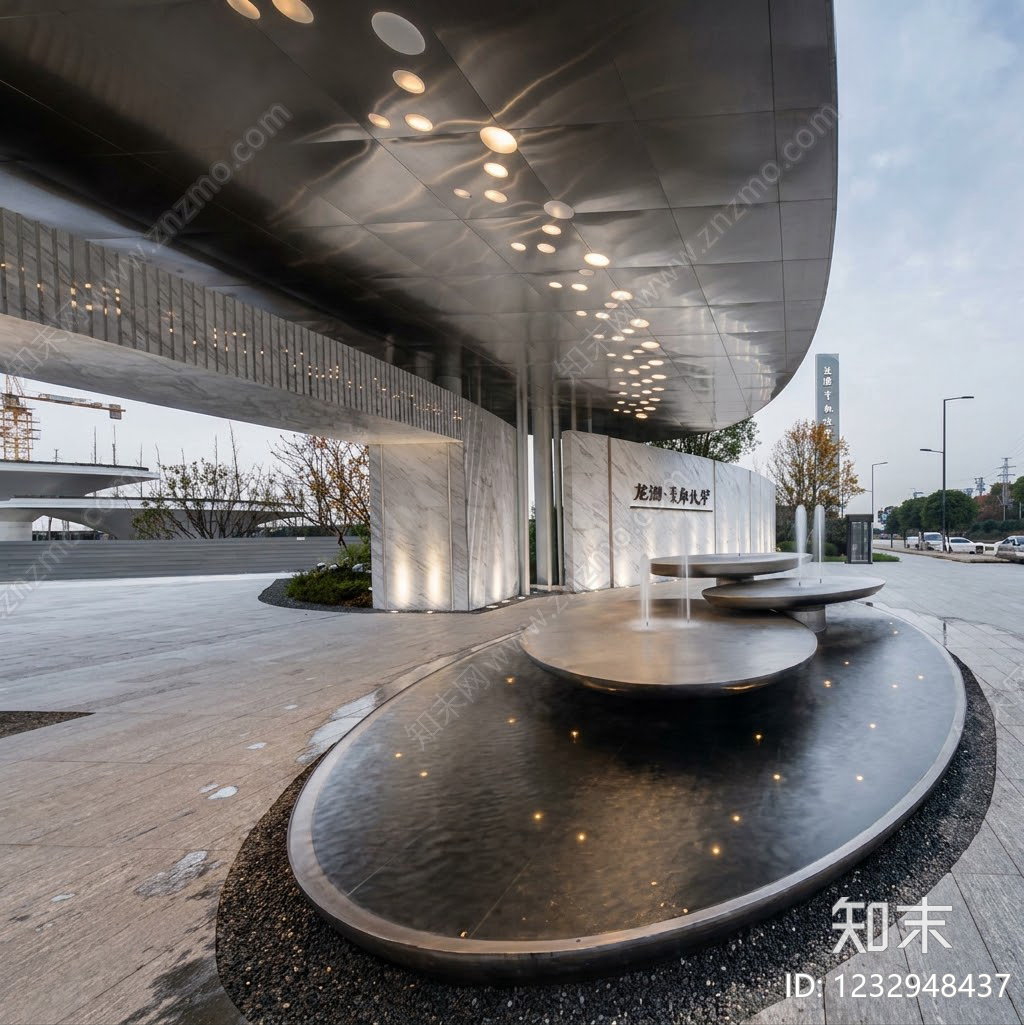 现代酒店景观CAD图纸