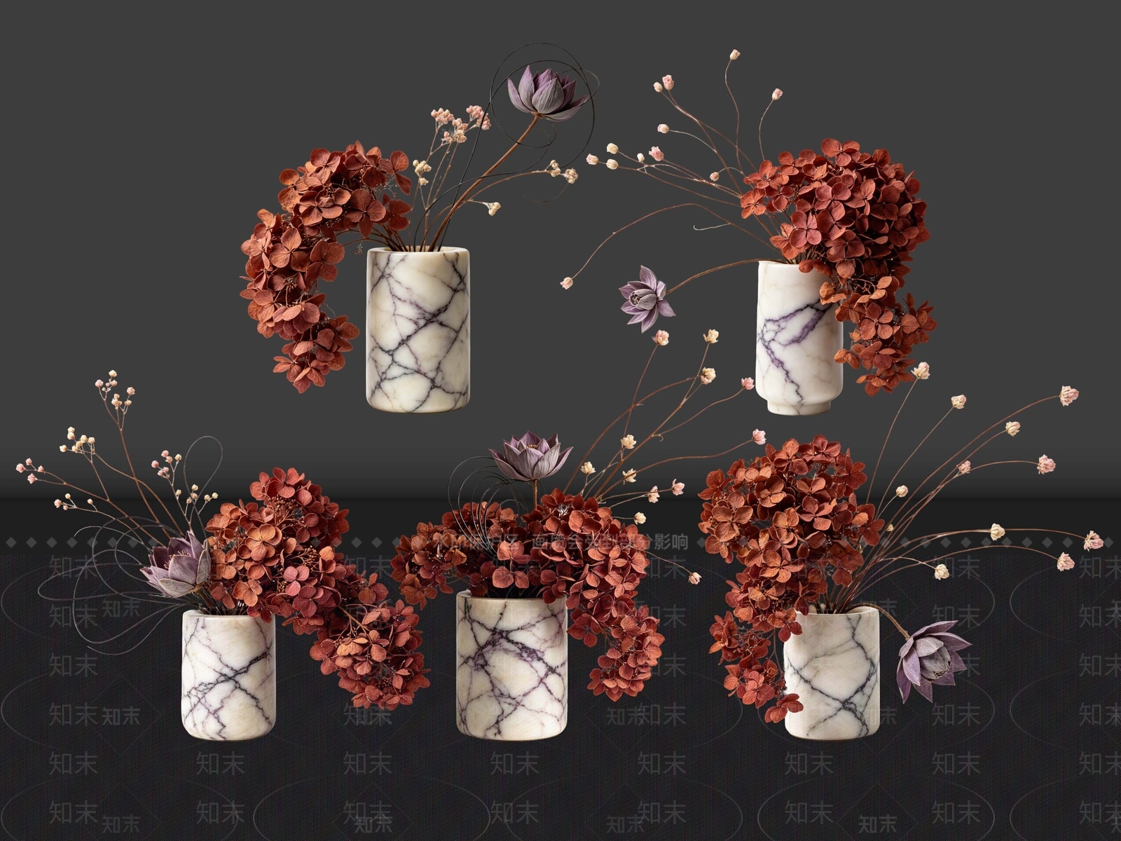 轻奢花瓶SU模型下载【ID:1232949440】