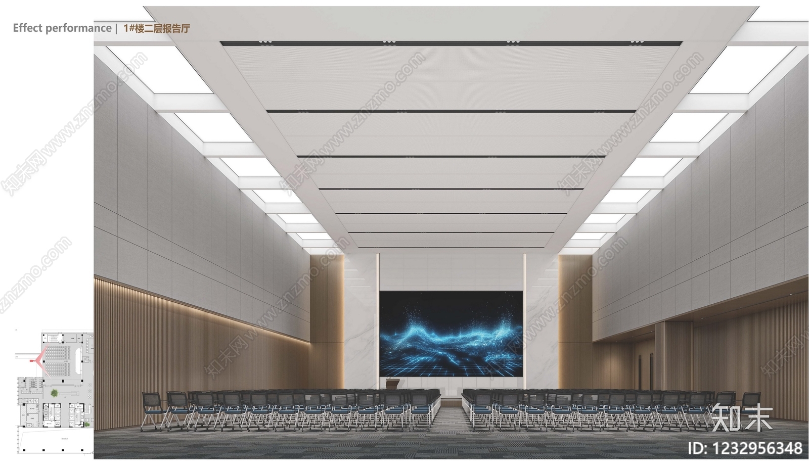 整体办公空间cad施工图下载【ID:1232956348】