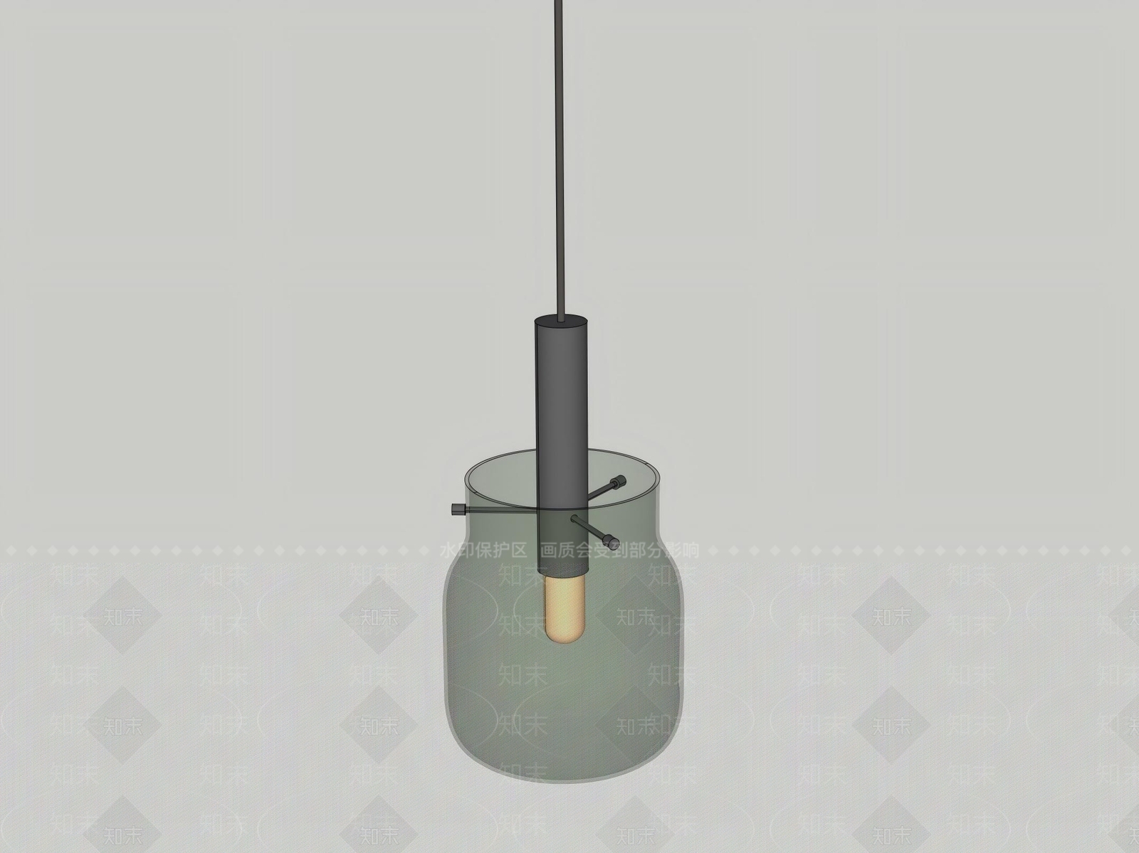 现代简约吊灯SU模型下载【ID:1232961835】