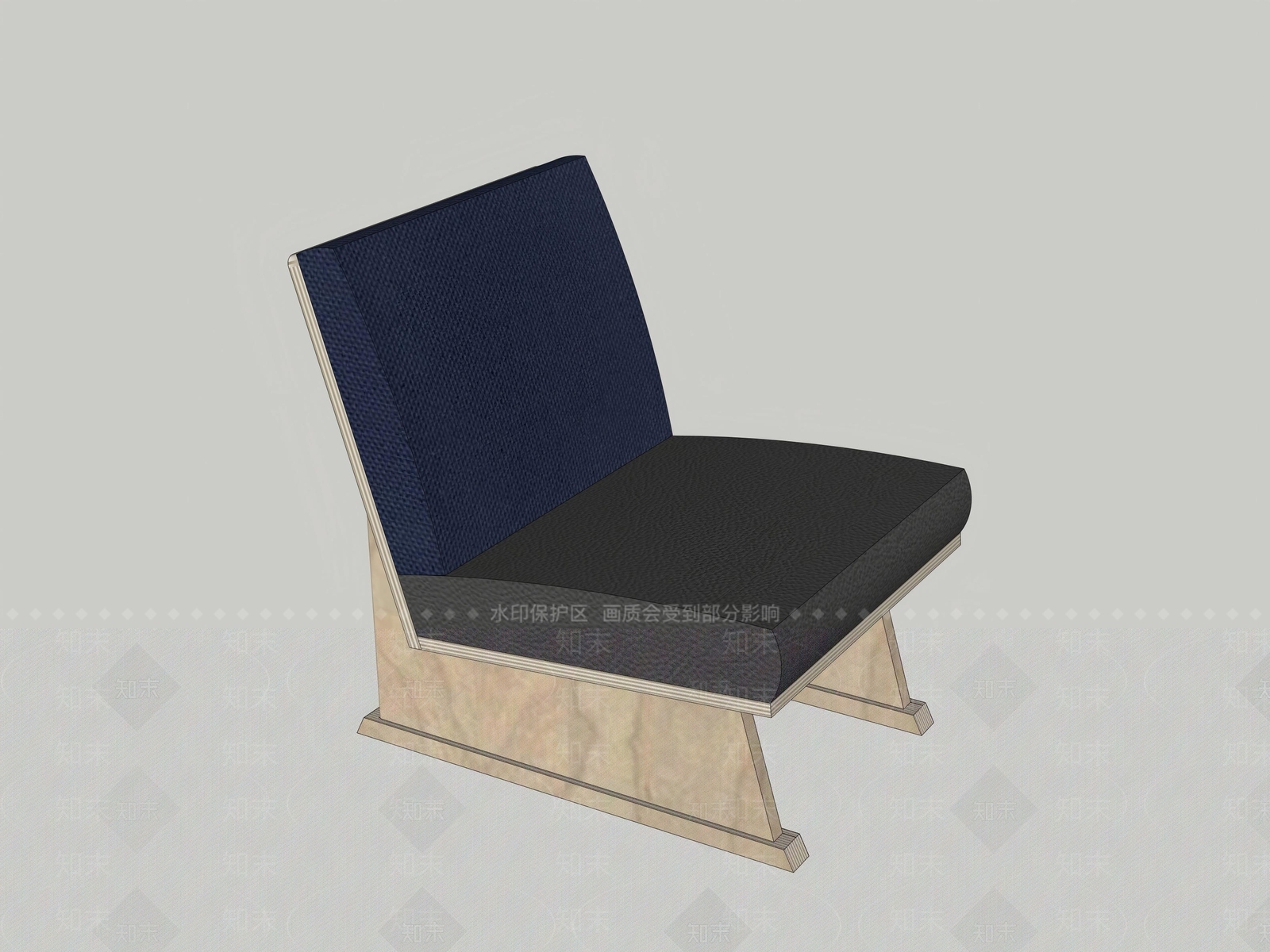 原木风休闲椅SU模型下载【ID:1232962342】