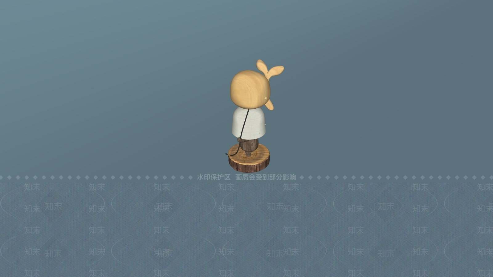 原木风台灯SU模型下载【ID:1232962933】