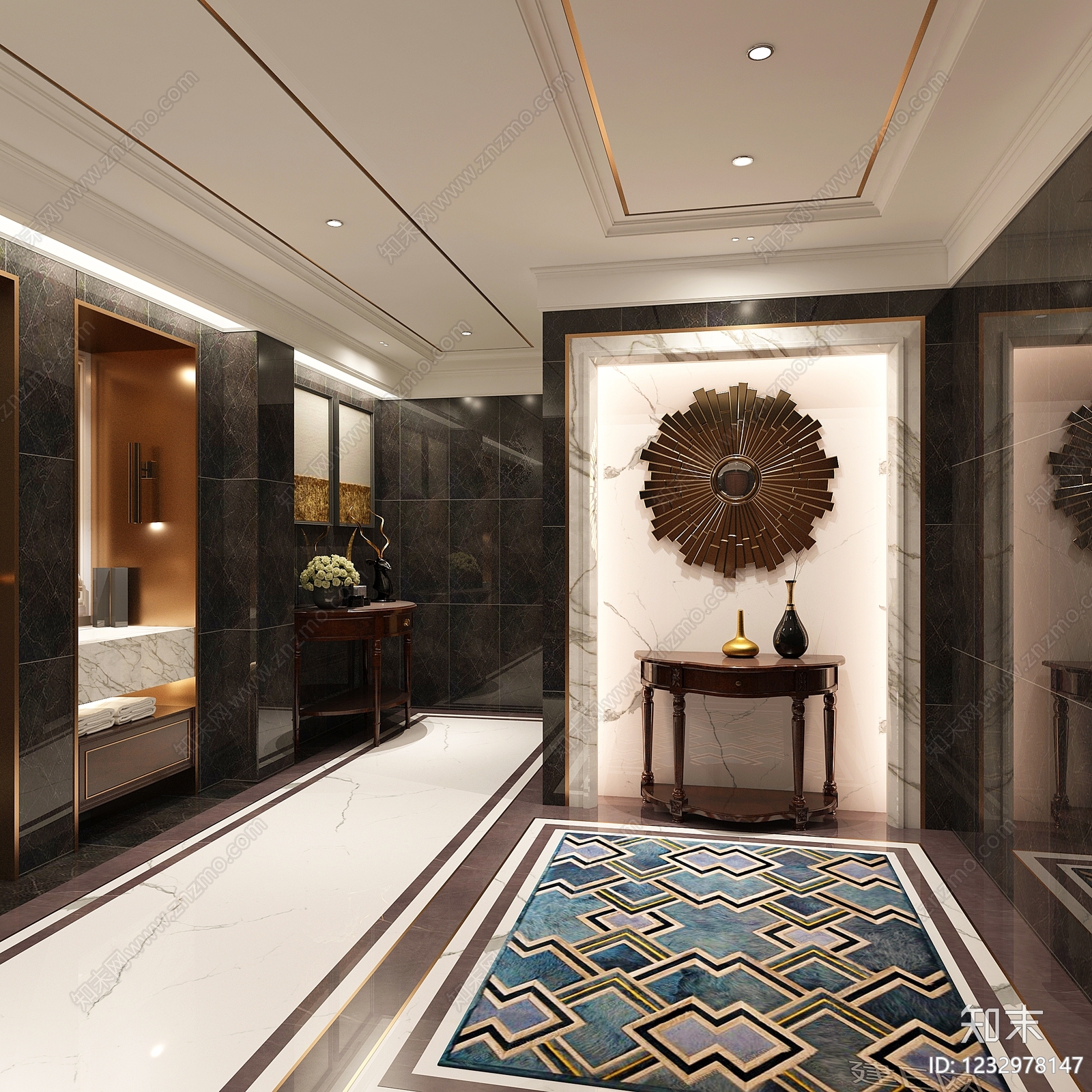 轻奢其他家装3D模型下载【ID:1232978147】