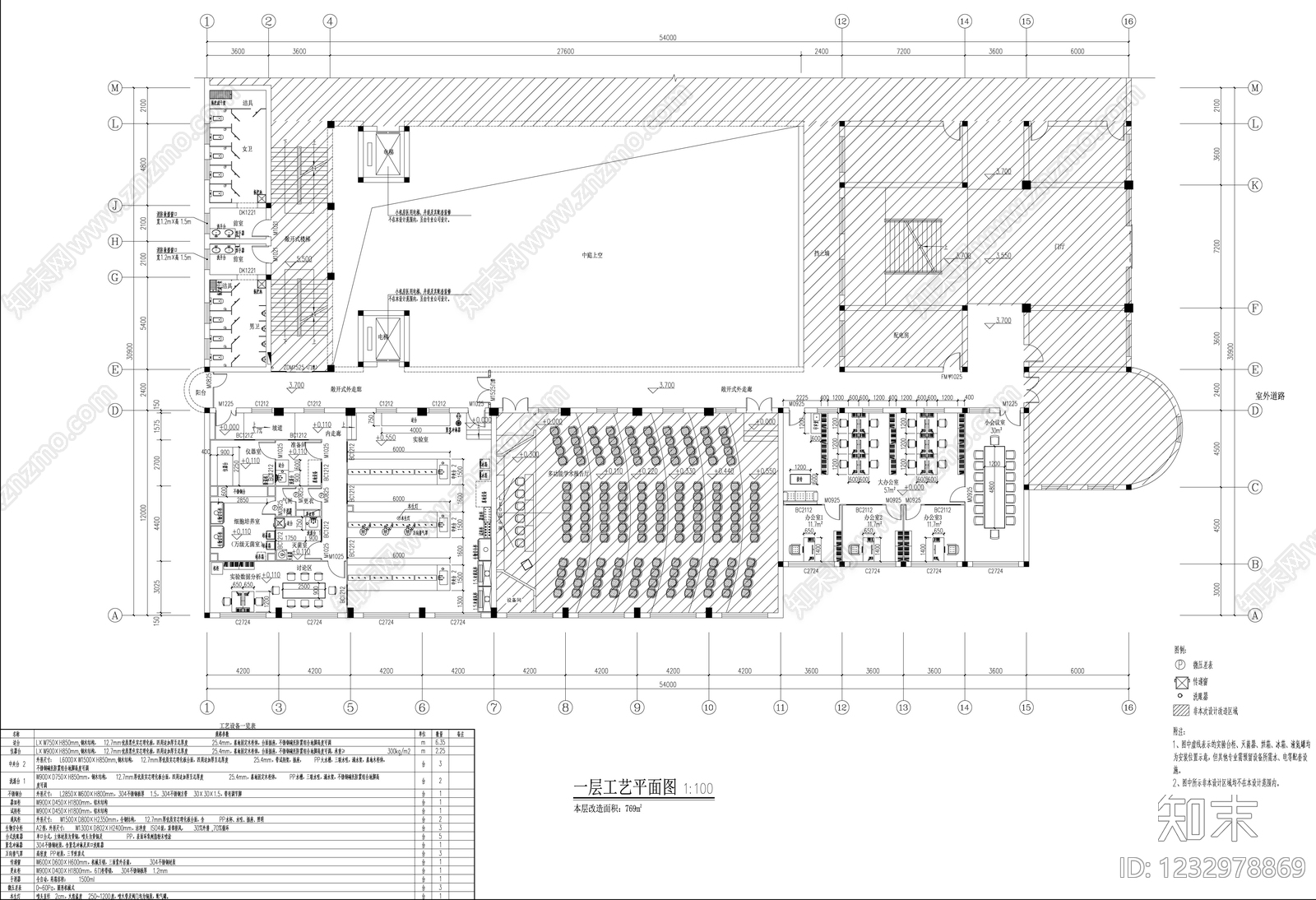 实验室cad施工图下载【ID:1232978869】