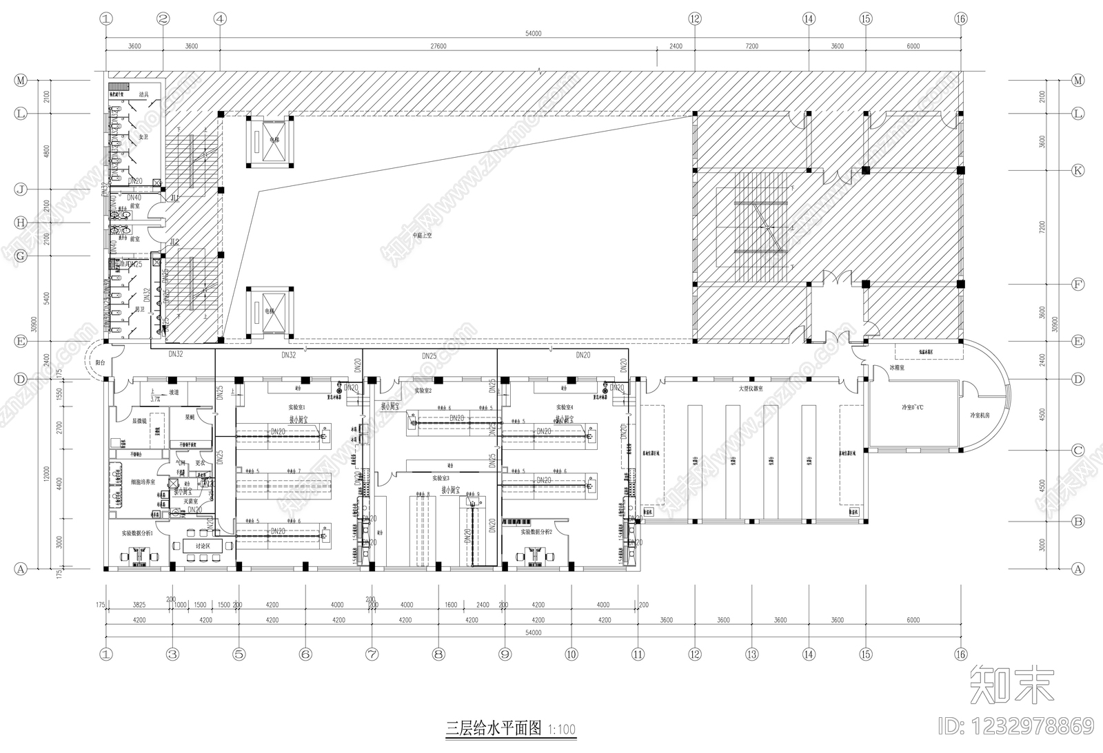 实验室cad施工图下载【ID:1232978869】