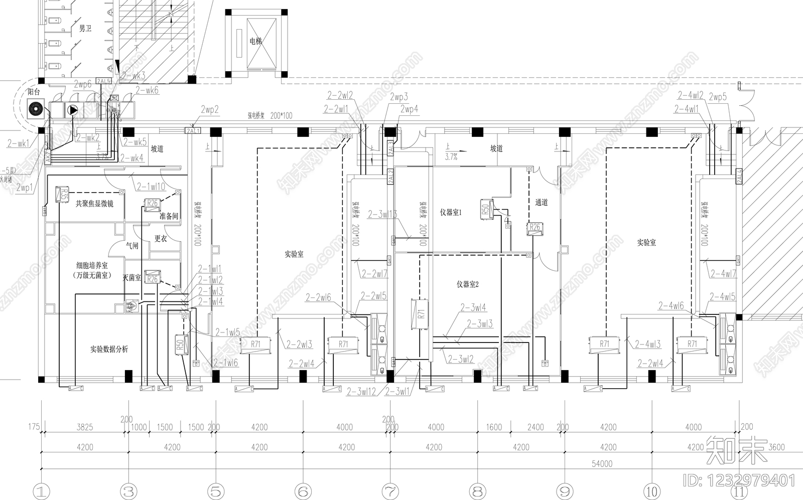 实验室cad施工图下载【ID:1232979401】