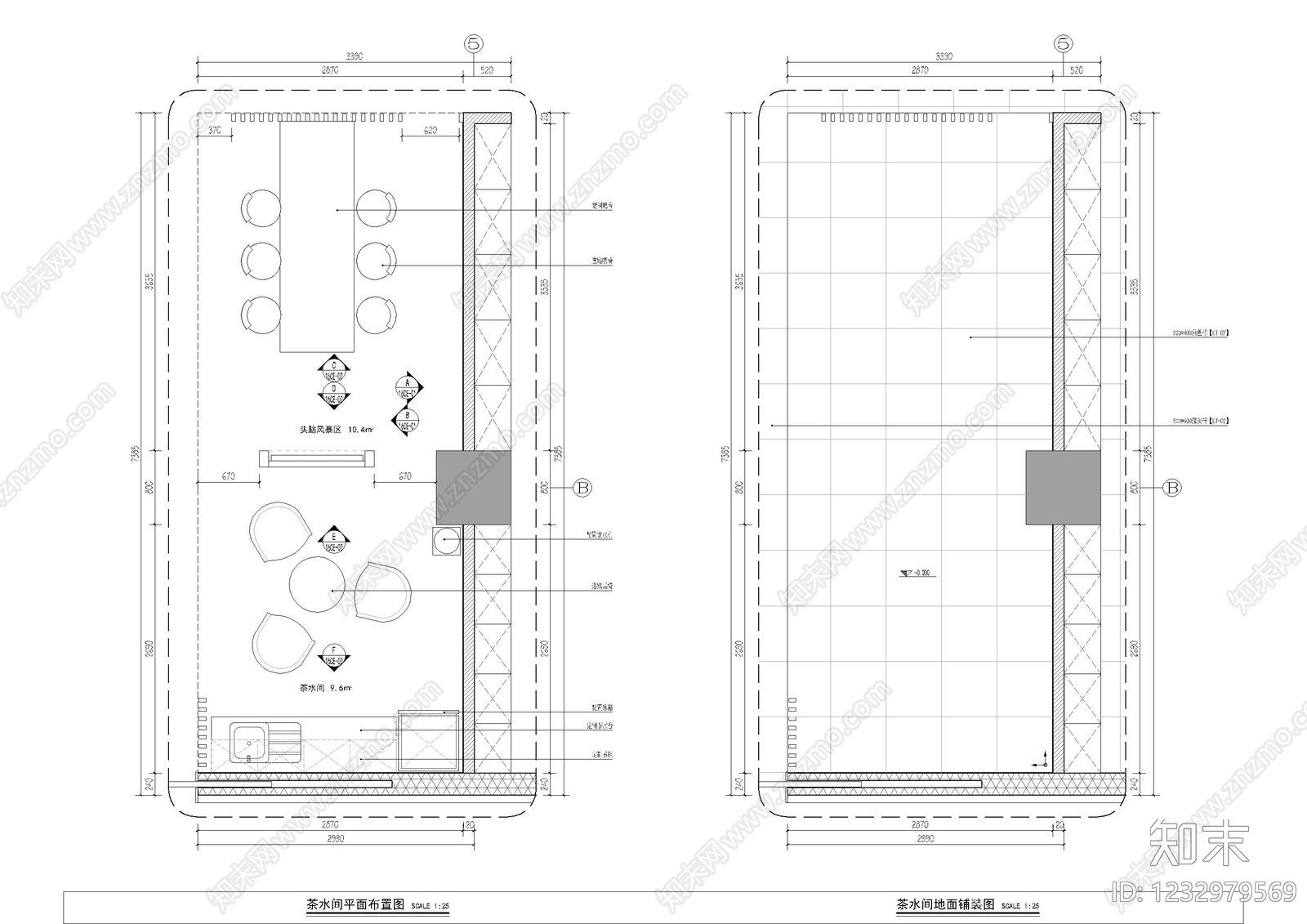 其他休闲娱乐空间cad施工图下载【ID:1232979569】