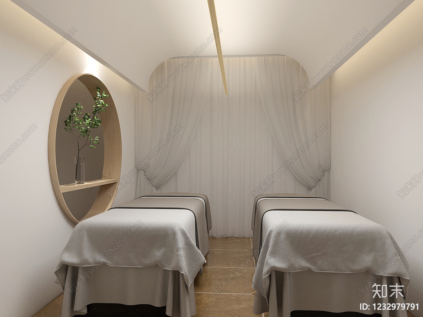 现代简约美容院3D模型下载【ID:1232979791】