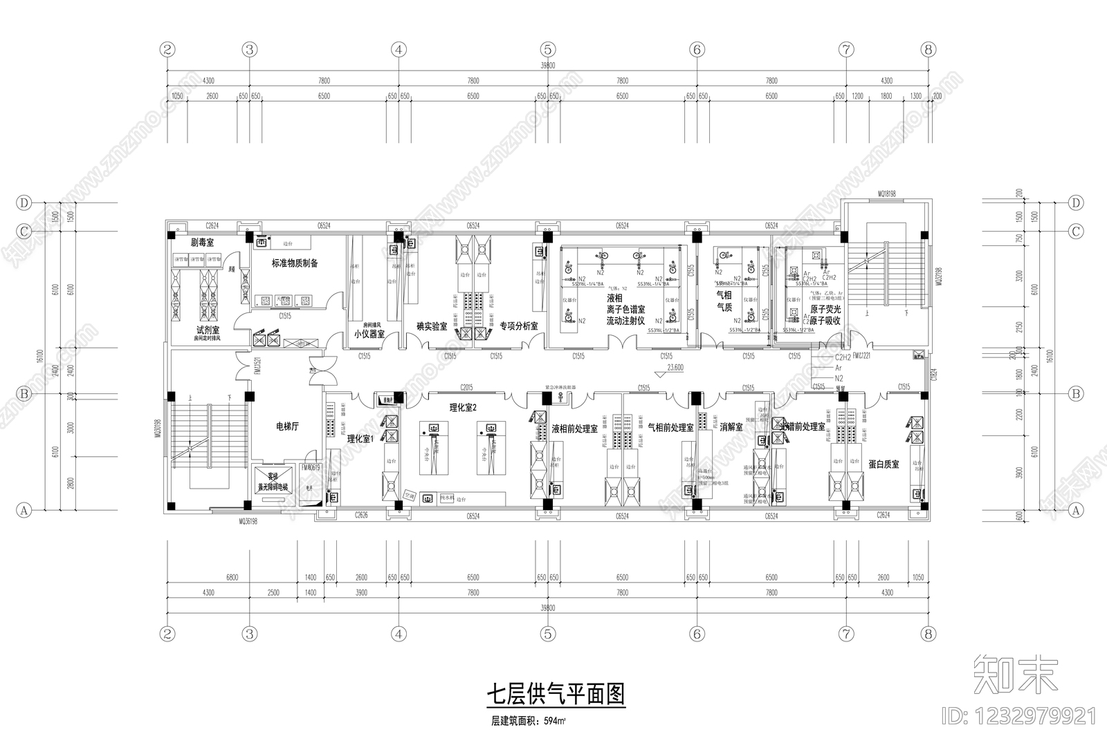 实验室cad施工图下载【ID:1232979921】