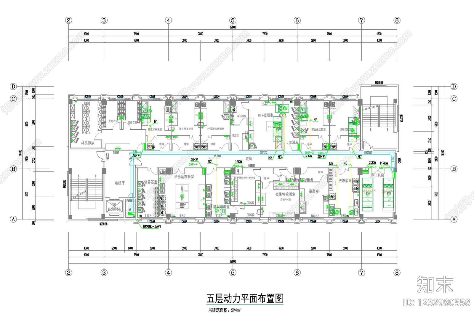 实验室cad施工图下载【ID:1232980558】