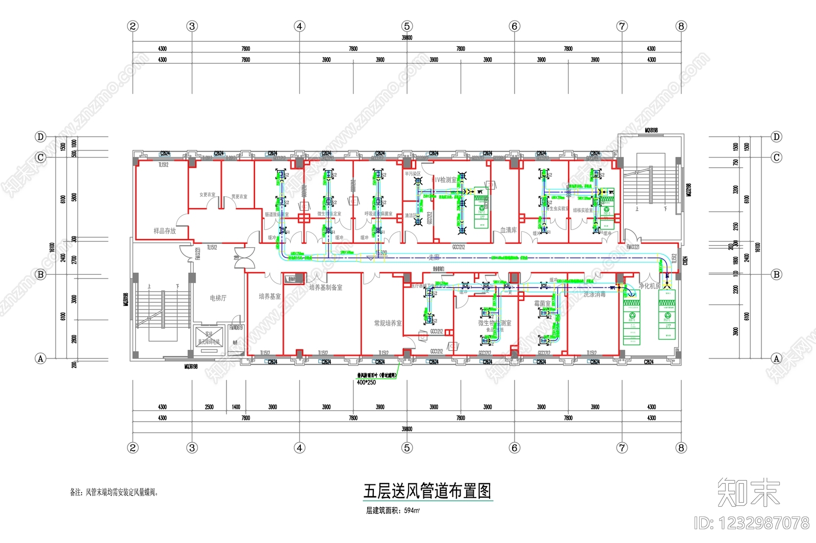 实验室cad施工图下载【ID:1232987078】