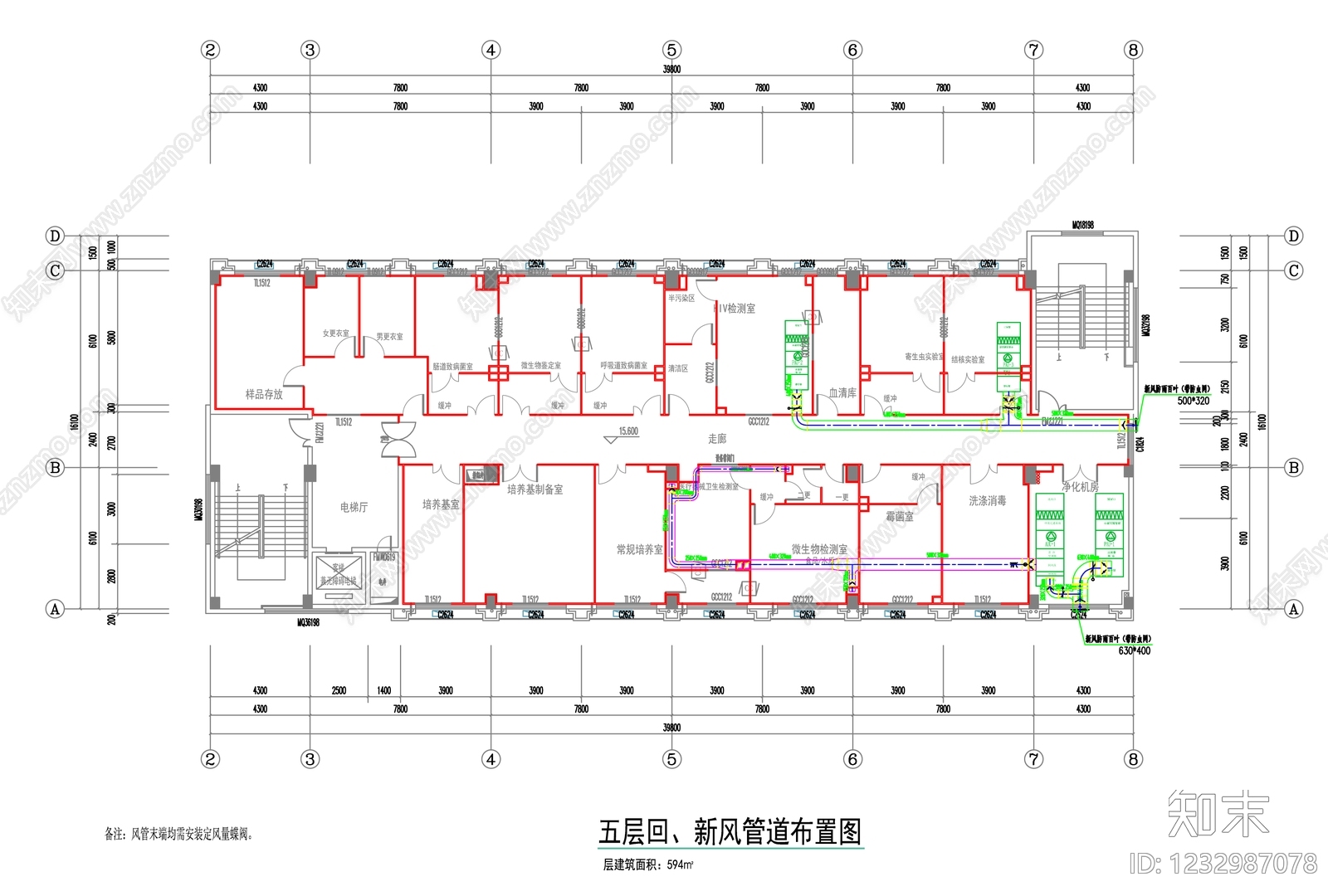 实验室cad施工图下载【ID:1232987078】