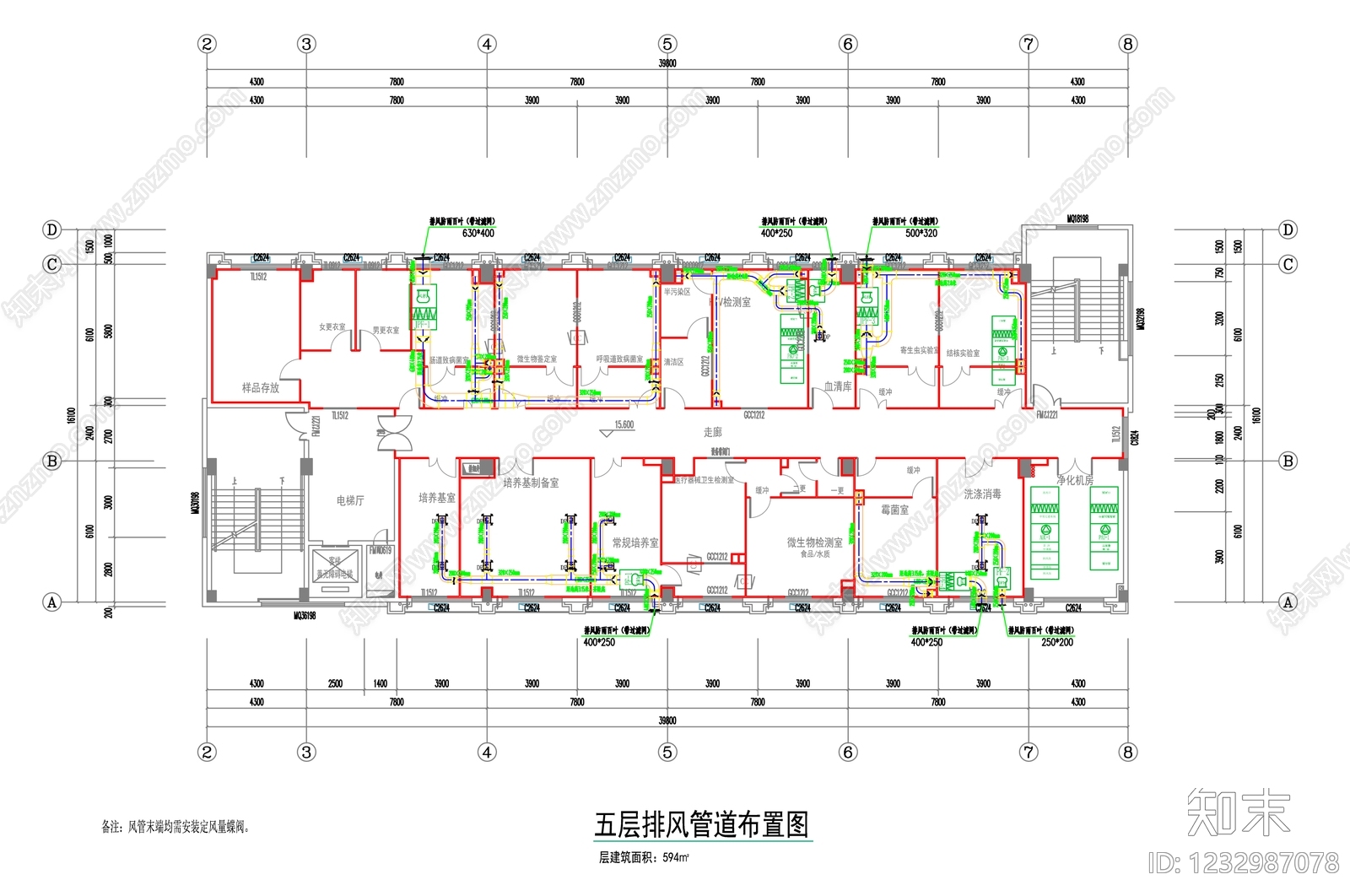 实验室cad施工图下载【ID:1232987078】