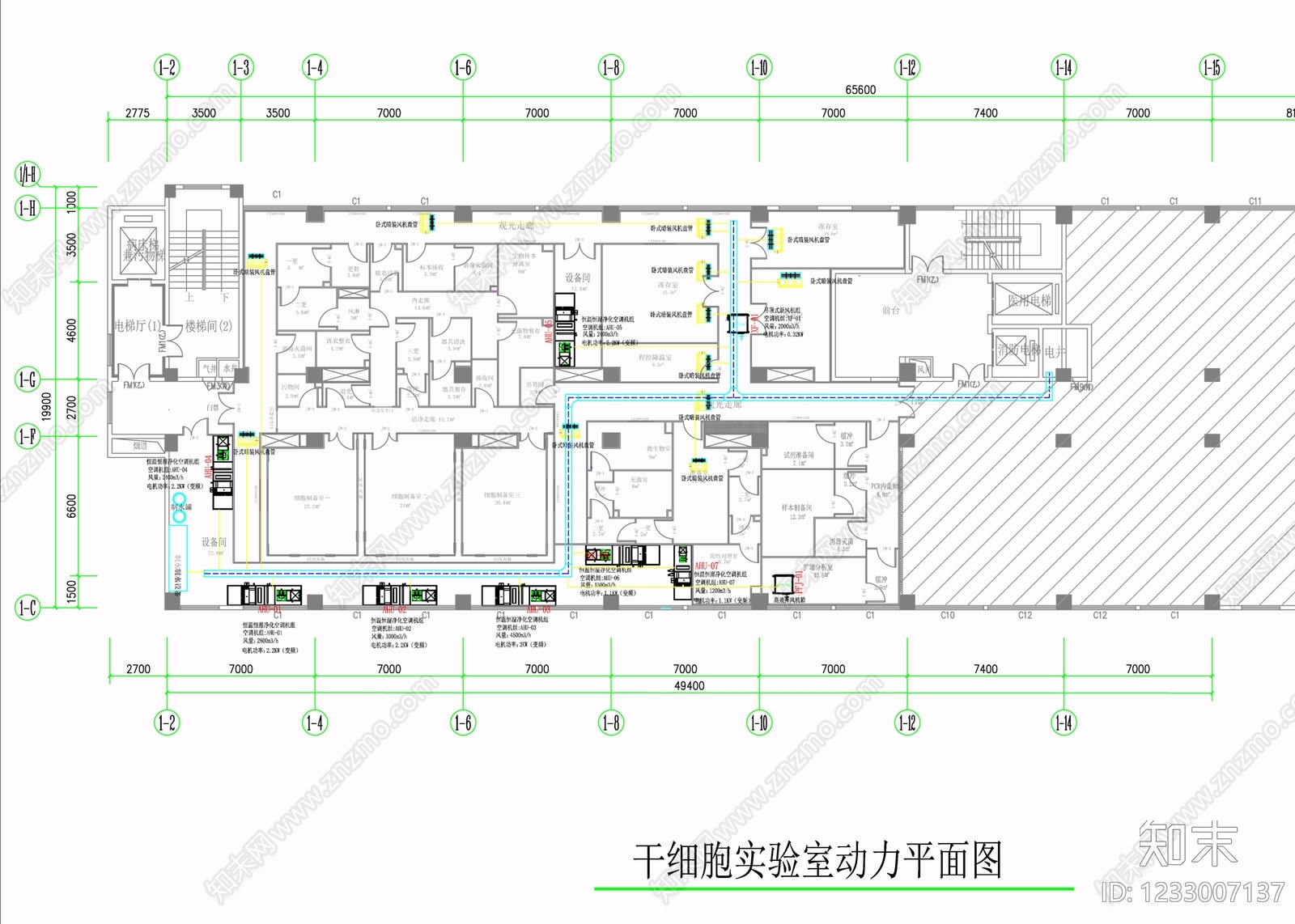 实验室cad施工图下载【ID:1233007137】