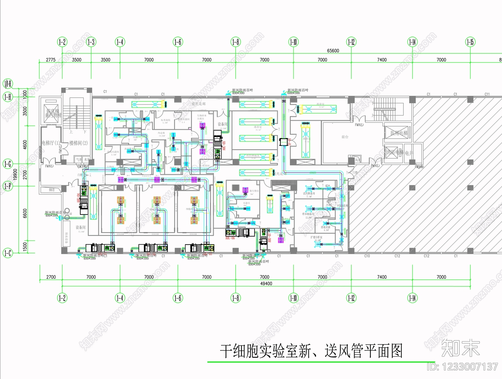 实验室cad施工图下载【ID:1233007137】