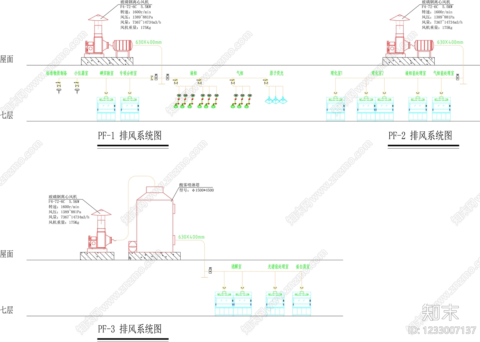 实验室cad施工图下载【ID:1233007137】
