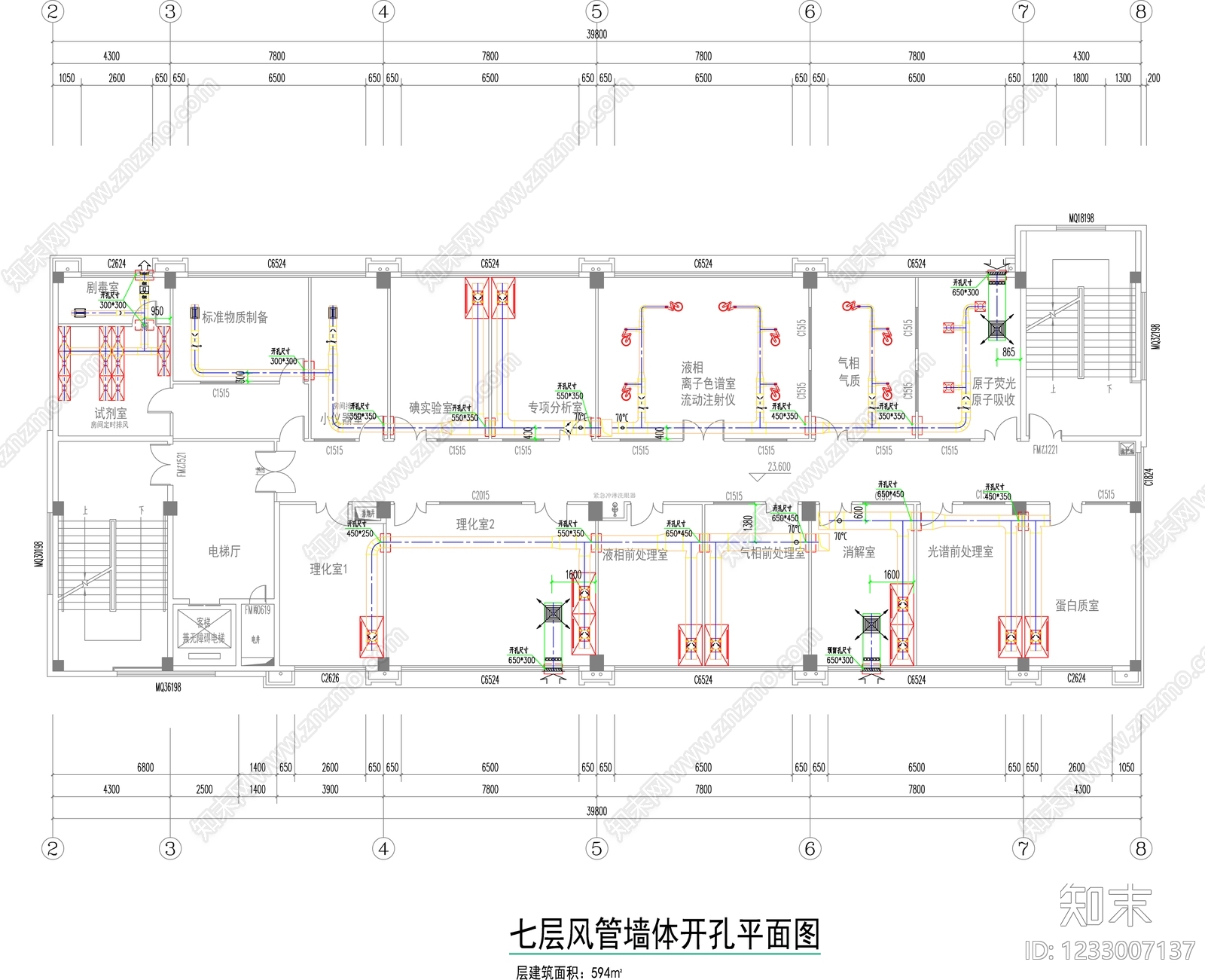 实验室cad施工图下载【ID:1233007137】