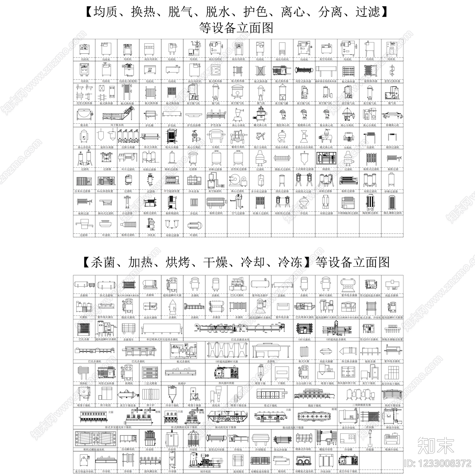 机械设备cad施工图下载【ID:1233008372】
