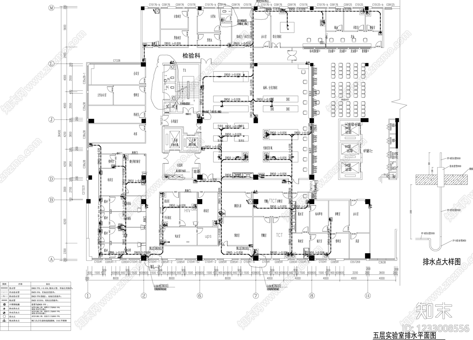 实验室cad施工图下载【ID:1233008556】