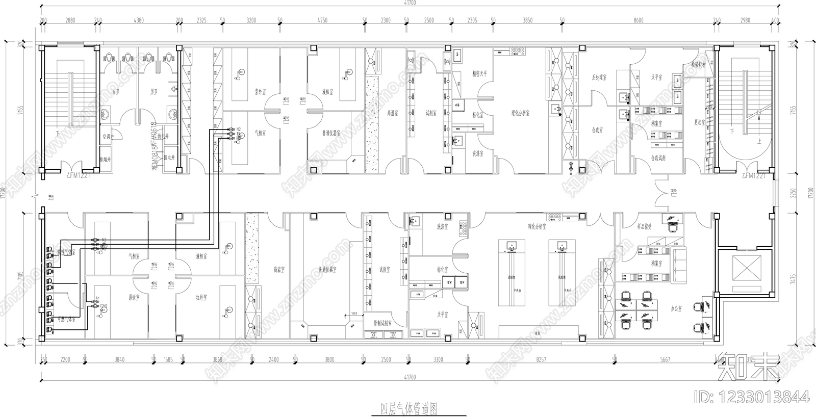 实验室cad施工图下载【ID:1233013844】
