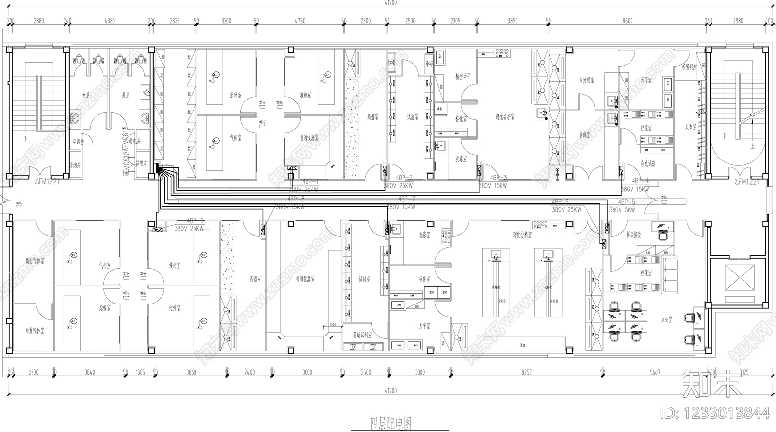 实验室cad施工图下载【ID:1233013844】